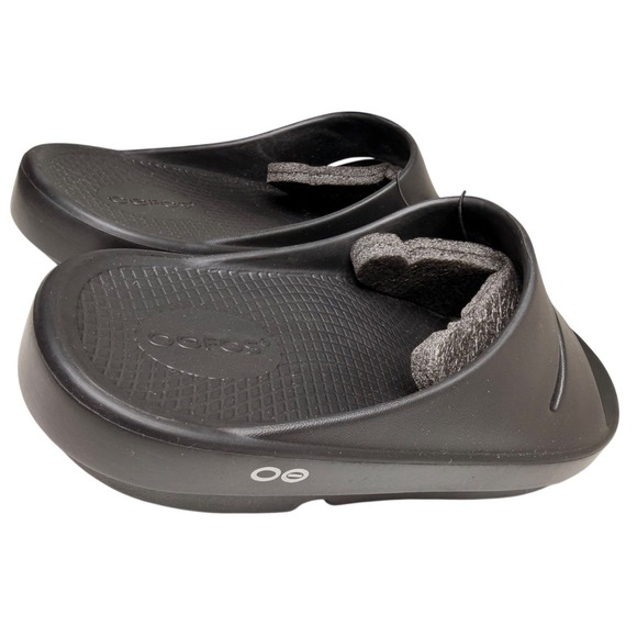 OOFOS OOahh Recovery Slide Sandals Black Unisex Comfort Orthopedic M9 W11 EU 42 - Picture 5 of 12